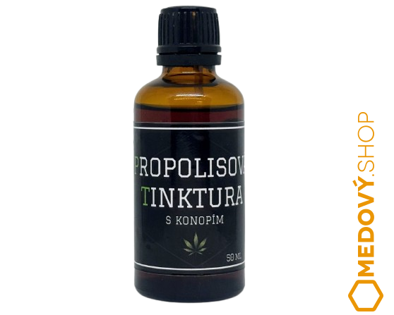 Propolisová tinktura s konopím Exclusive - Obsah: 50 ml - kapátko