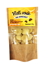 Včelí vosk čištěný parou - pecky