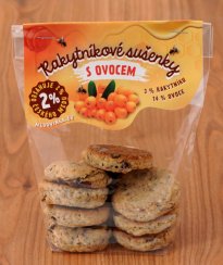 Rakytníkové sušenky s ovocem