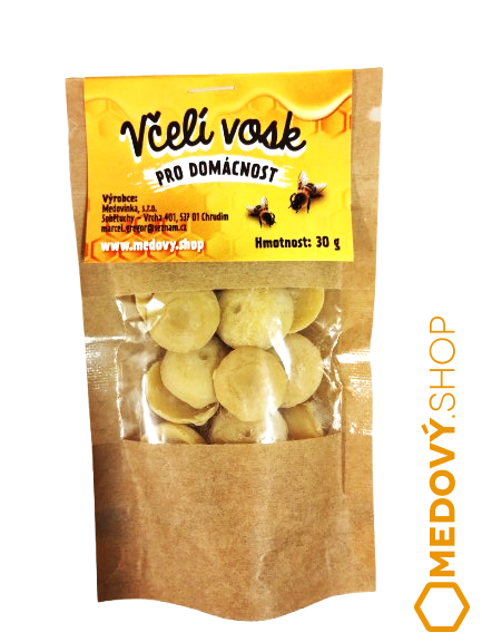 Včelí vosk čištěný parou - pecky