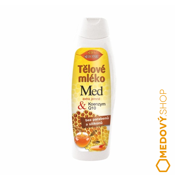 Bione Cosmetics tělové mléko Med + Q10