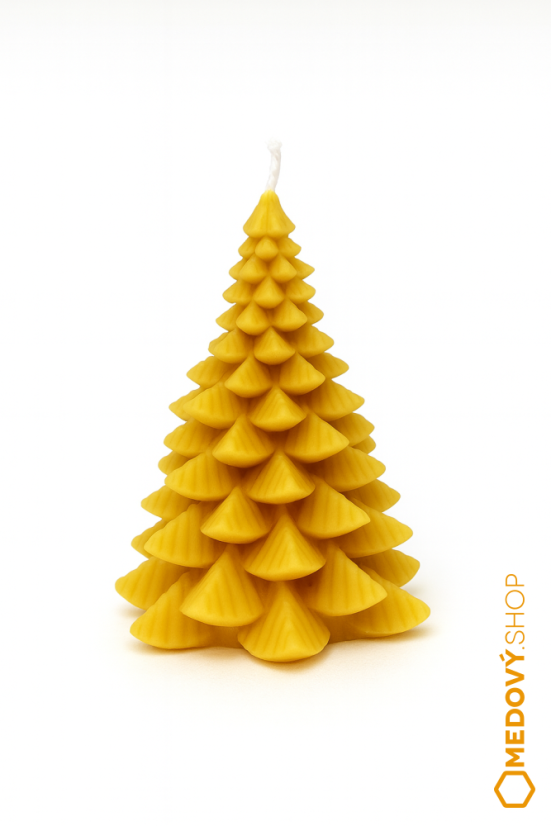 Svíčka ze včelího vosku - STROMEK