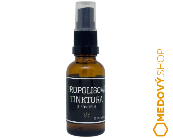 Propolisová tinktura s konopím Exclusive - Obsah: 25 ml - sprej