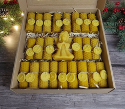 Adventní kalendář z včelího vosku