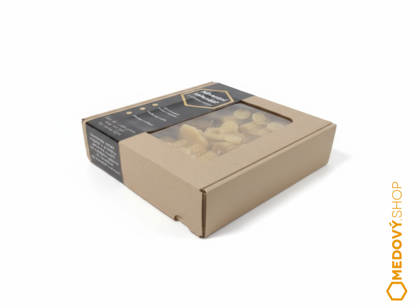 Adventní kalendář z včelího vosku