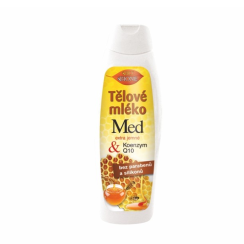 Bione Cosmetics tělové mléko Med + Q10
