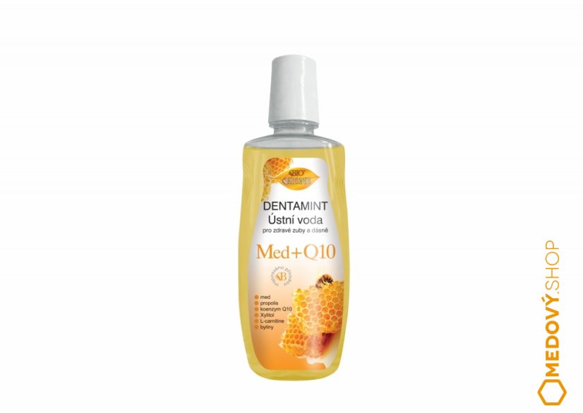 Bione Cosmetics Dentamint ústní voda Med + propolis