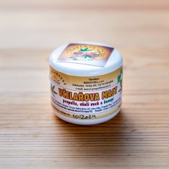 Včelařova mast - propolis, včelí vosk a konopí