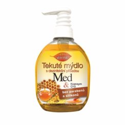 Bione Cosmetics tekuté mýdlo s dezinfekční přísadou Med + Q10