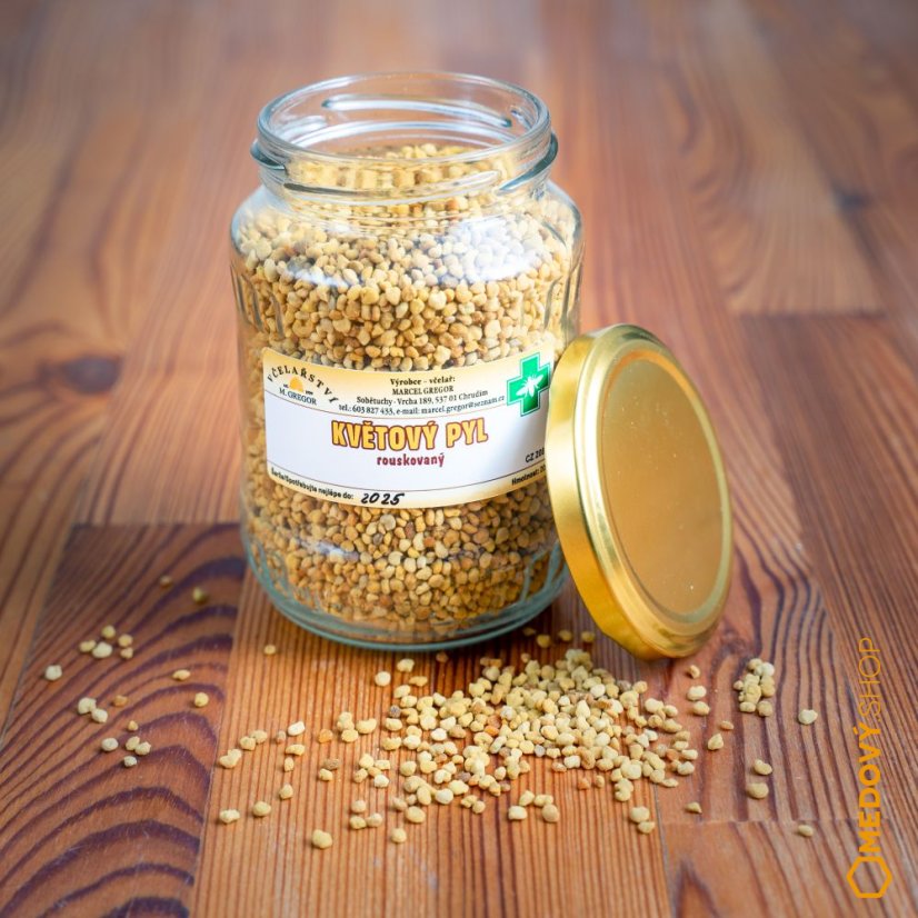 Květový pyl rouskový - Čistá hmotnost produktu: 200 g