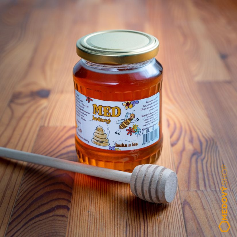 Med smíšený - louka a les - Čistá hmotnost produktu: 70 g