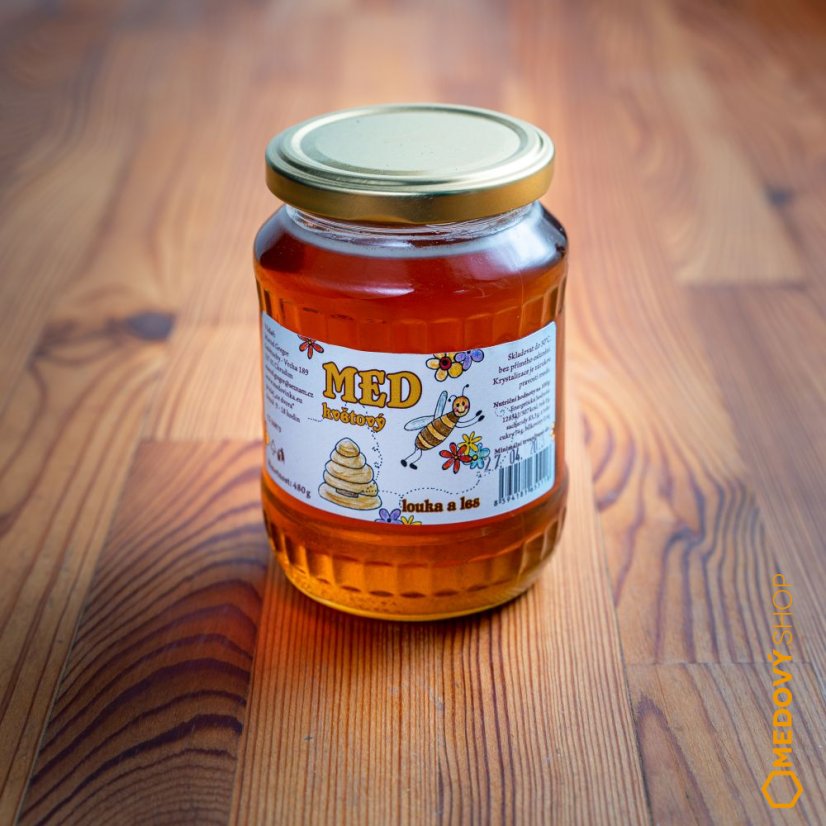 Med smíšený - louka a les - Čistá hmotnost produktu: 70 g