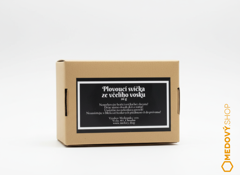 Plovoucí svíčka v krabičce
