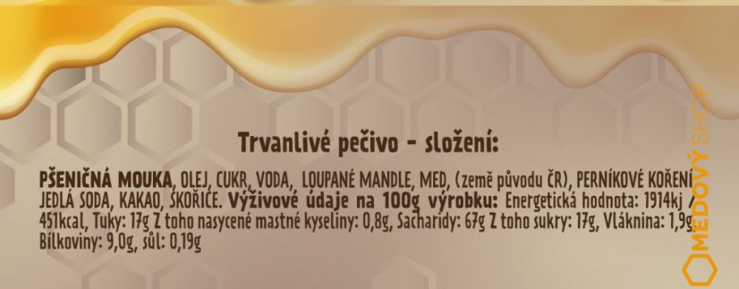 Perníkové sušenky s mandlemi